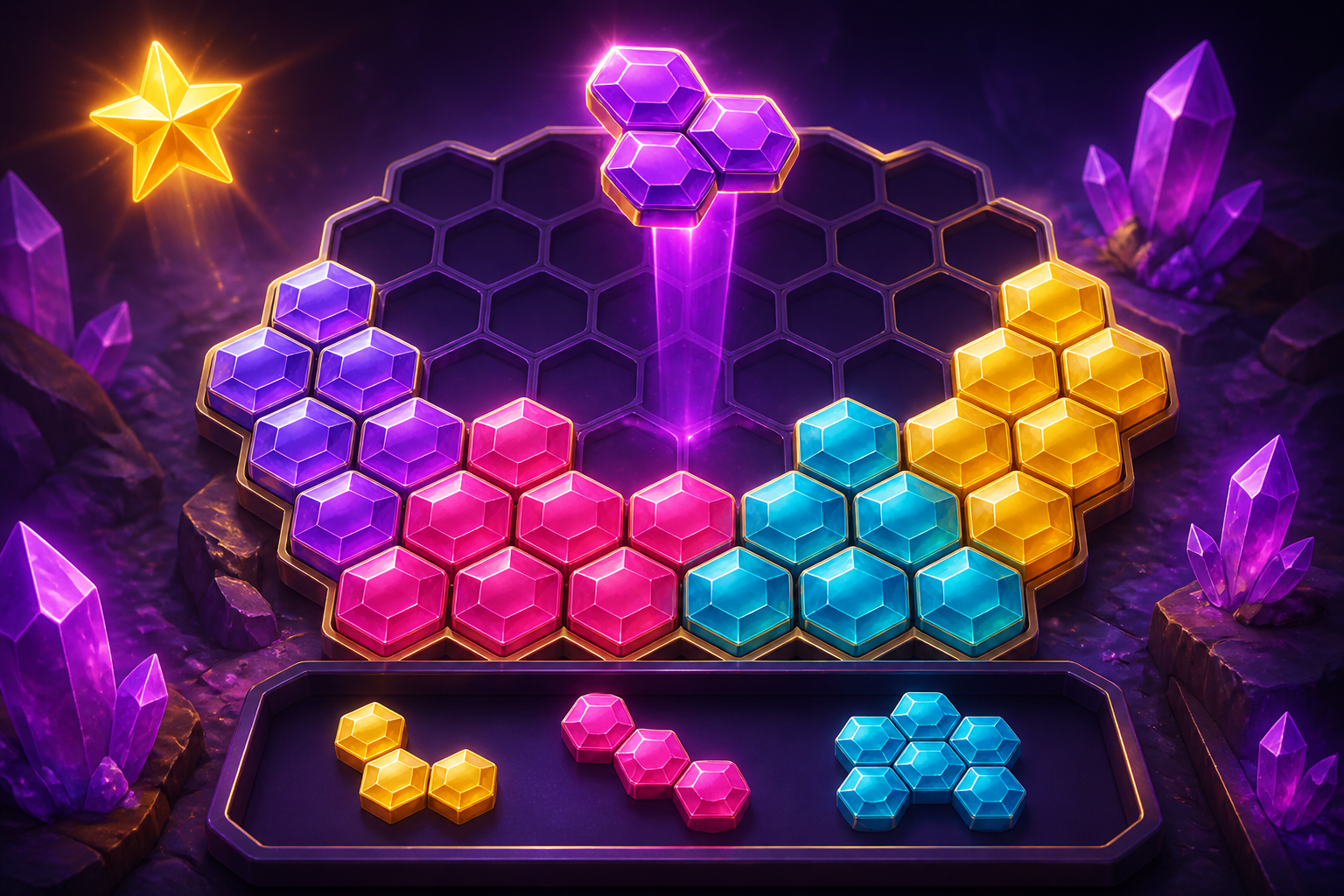 Block Hexa Star